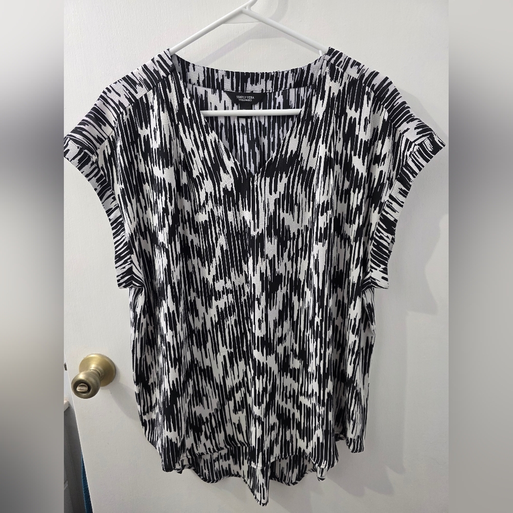 Black and White Women's Top